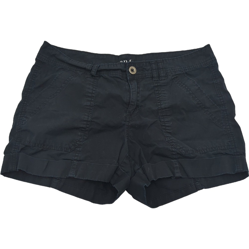 a.n.a A New Approach Black Utility Cuffed Shorts Womens Size 29/8 Cotton Blend